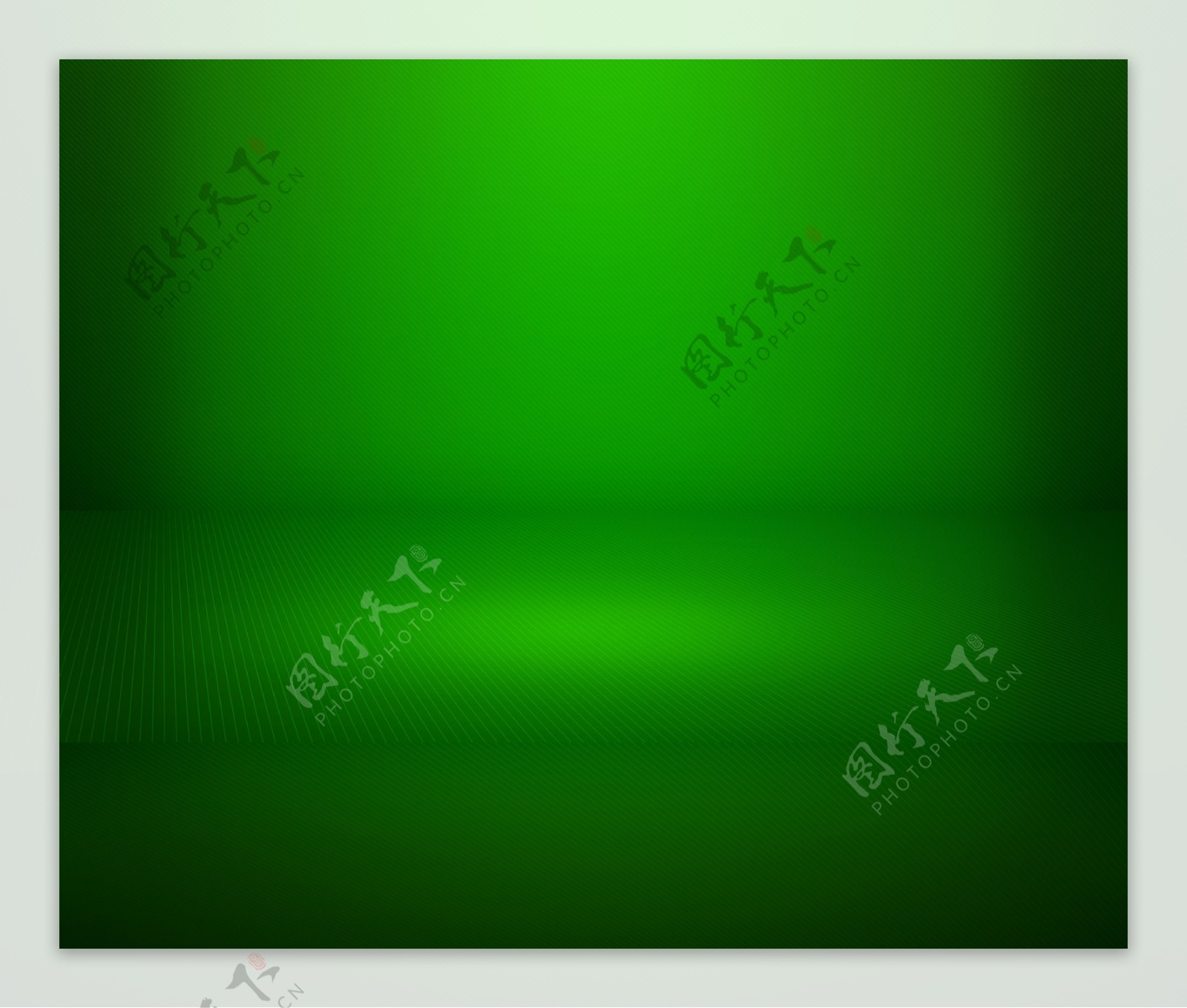 绿色简单聚光灯的舞台背景