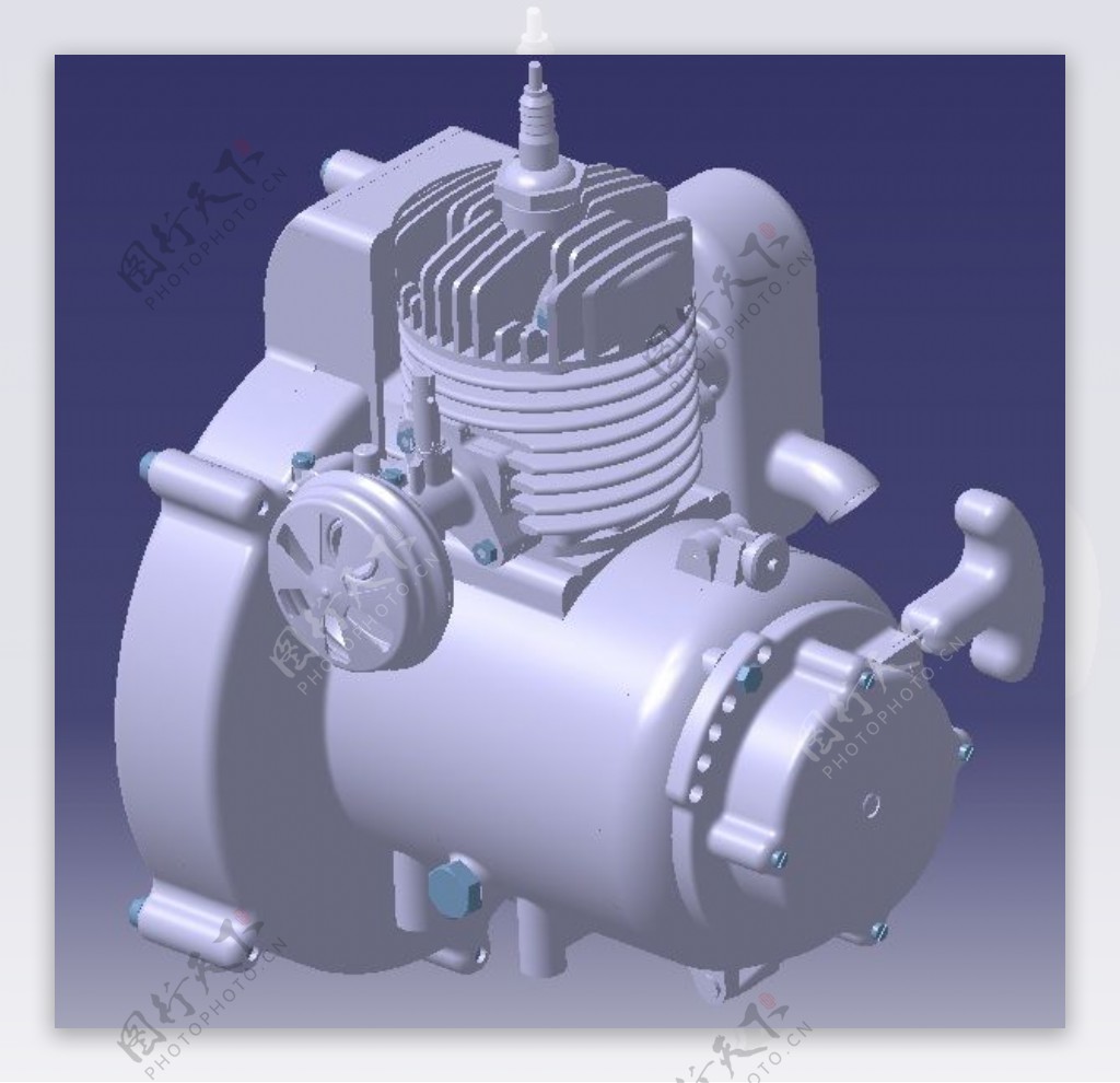 模拟单气缸发动机