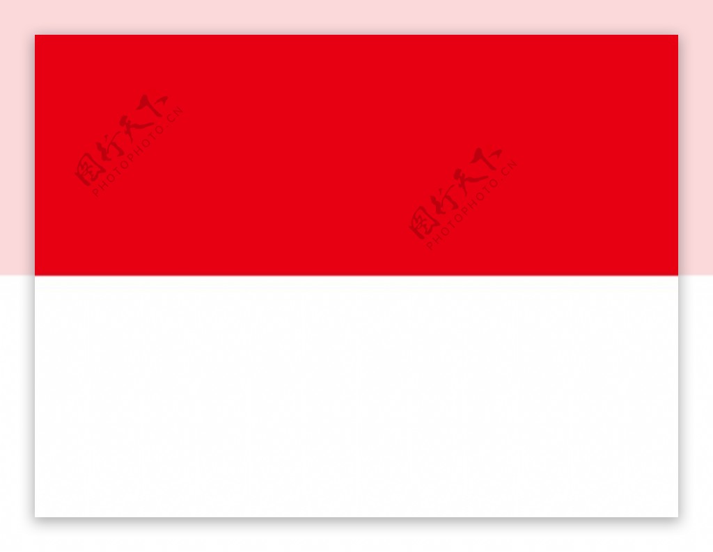 印度尼西亚的剪贴画国旗
