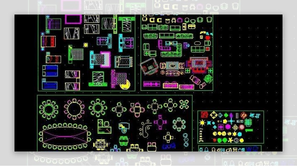 多种CAD样式图集