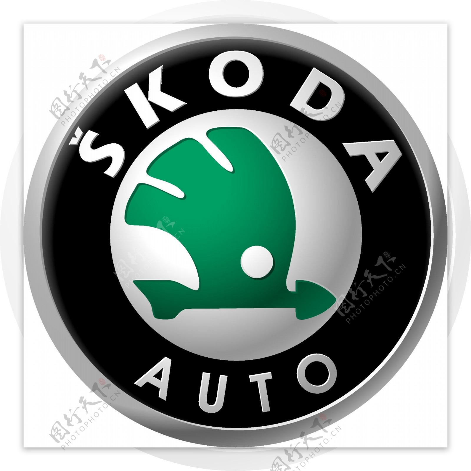 斯柯达汽车3D标志