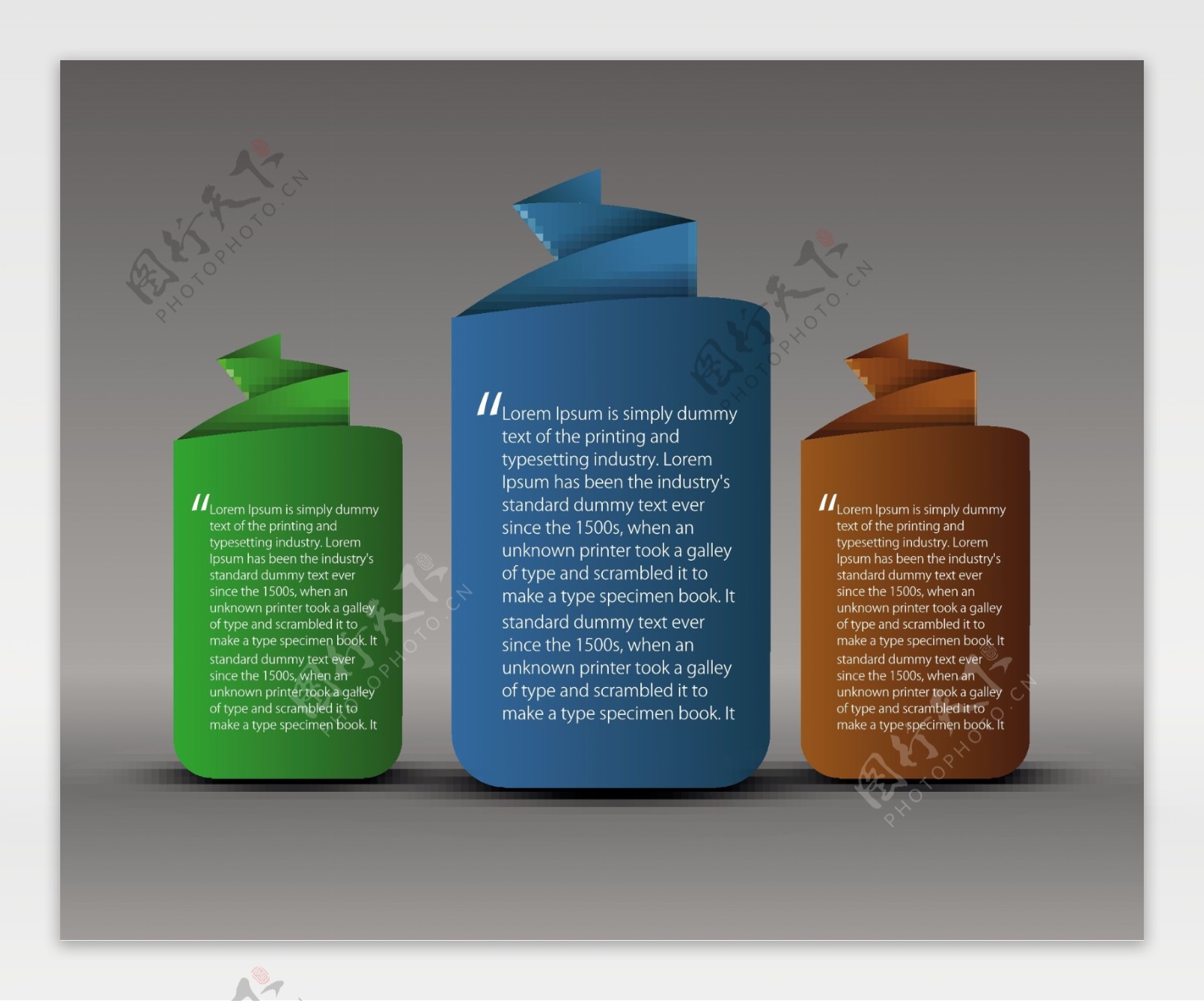 矢量创意彩色网页设计素材