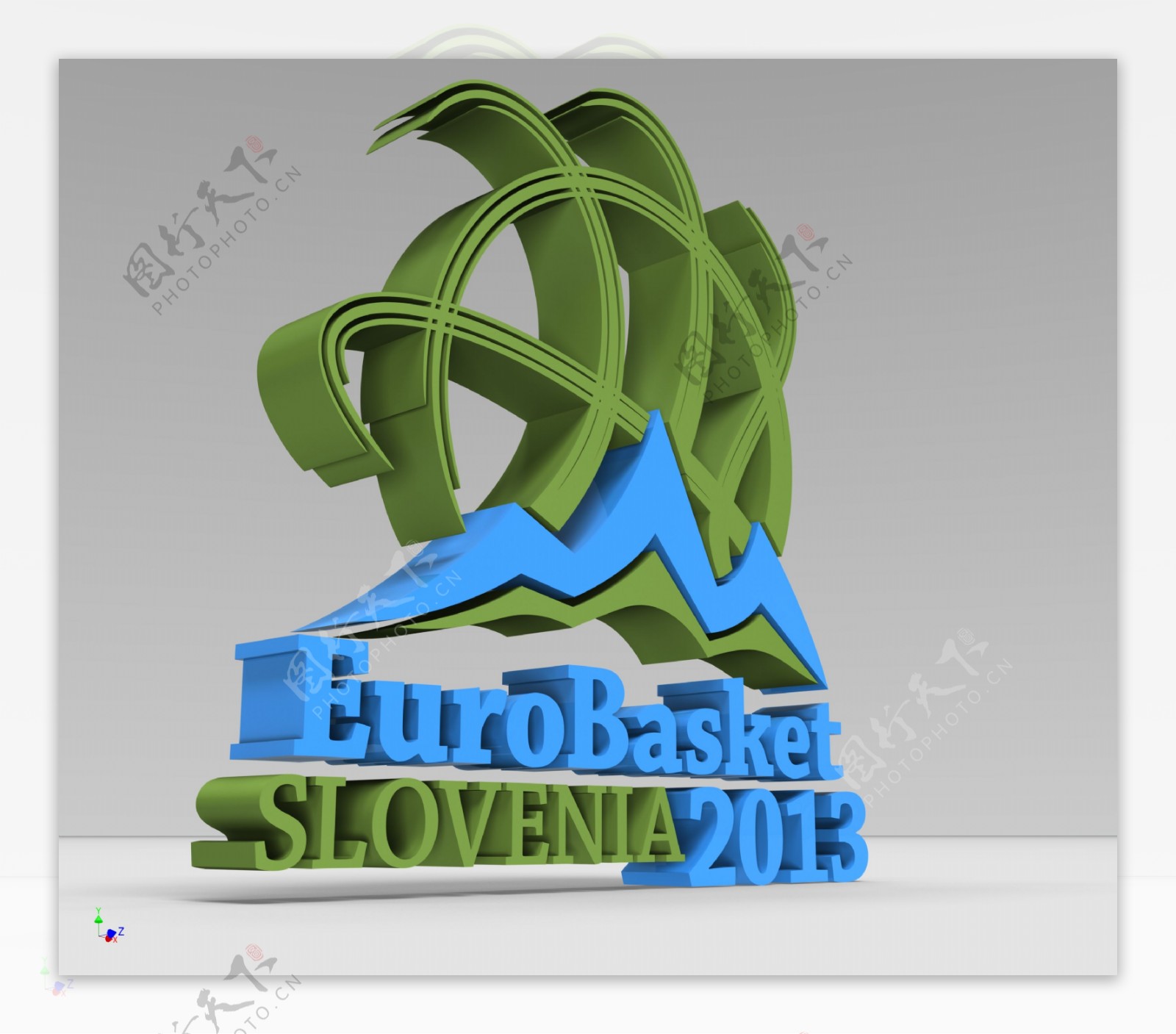 斯洛文尼亚的2013欧锦赛标志
