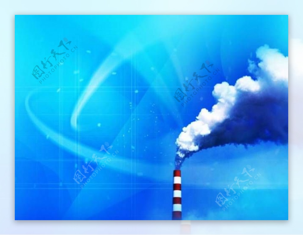 大气污染PPT课件模板