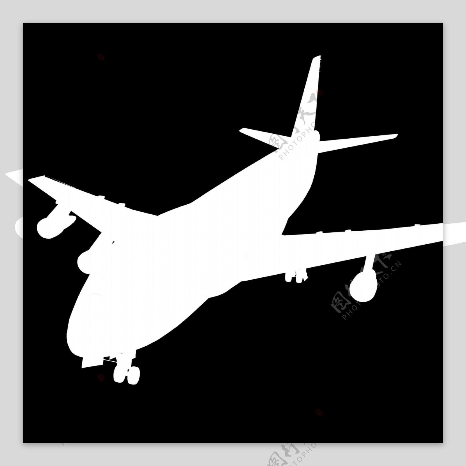 运输机客机飞机3dmax模型10