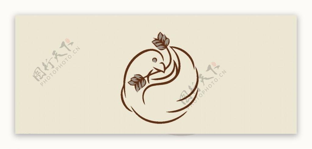 鸽子logo图片