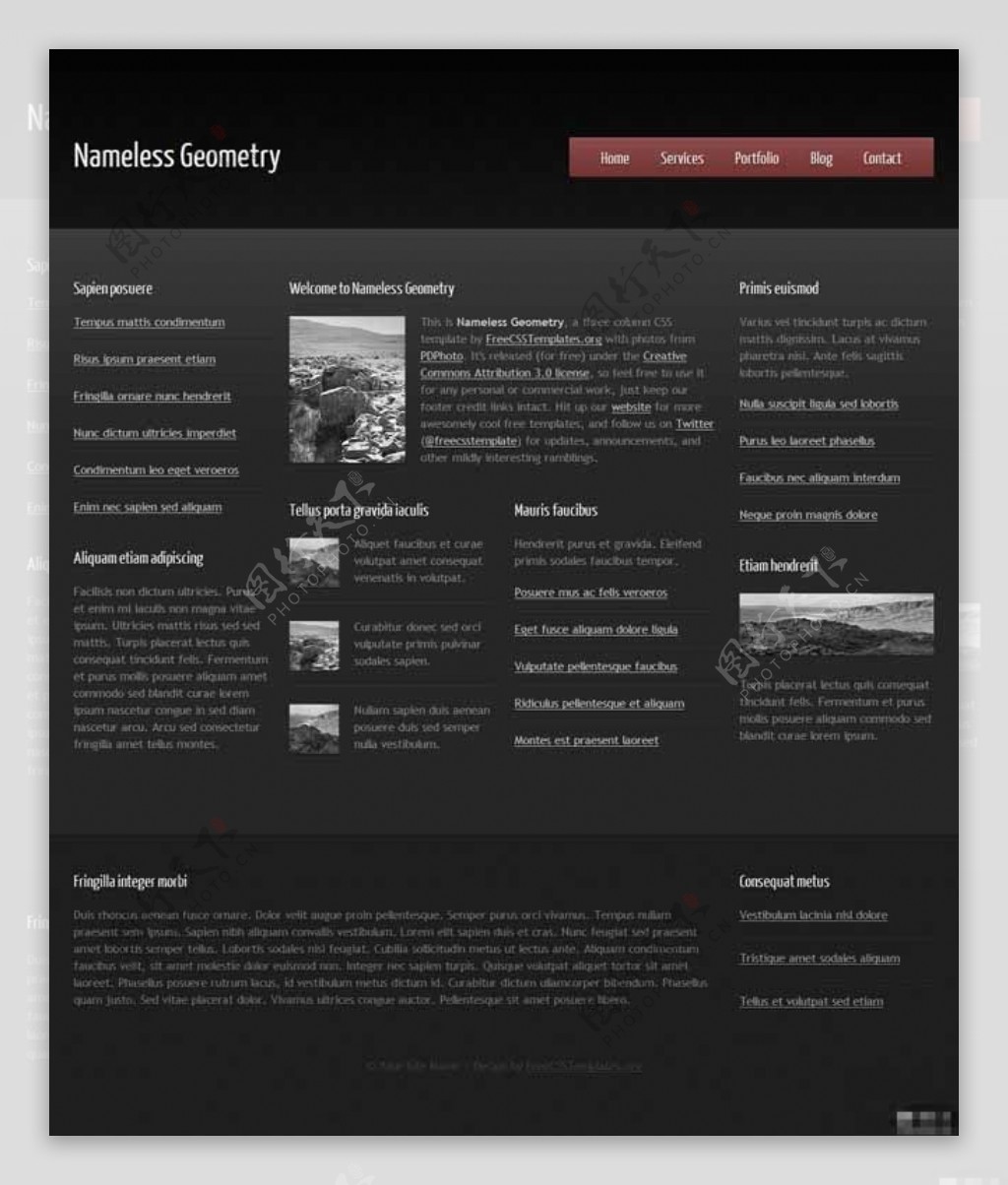 矿山信息动态网页模板
