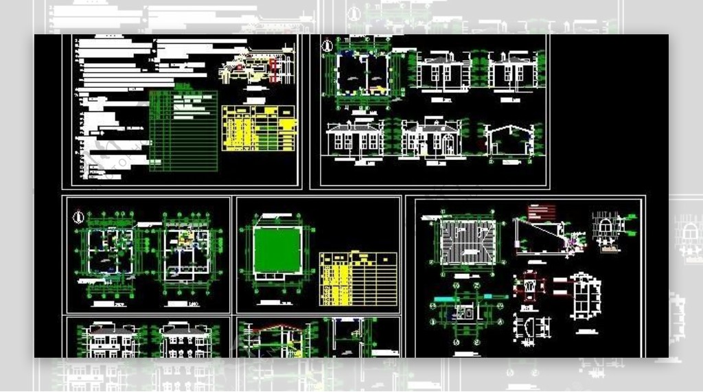 某农村二层经济实用型别墅设计图10x10