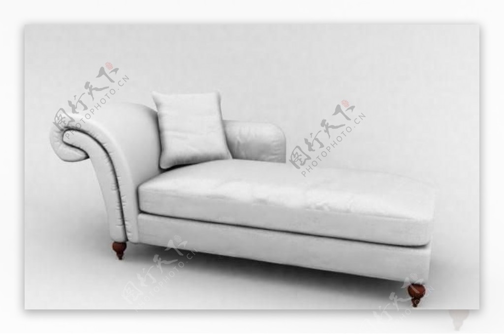 欧式家具床0113D模型