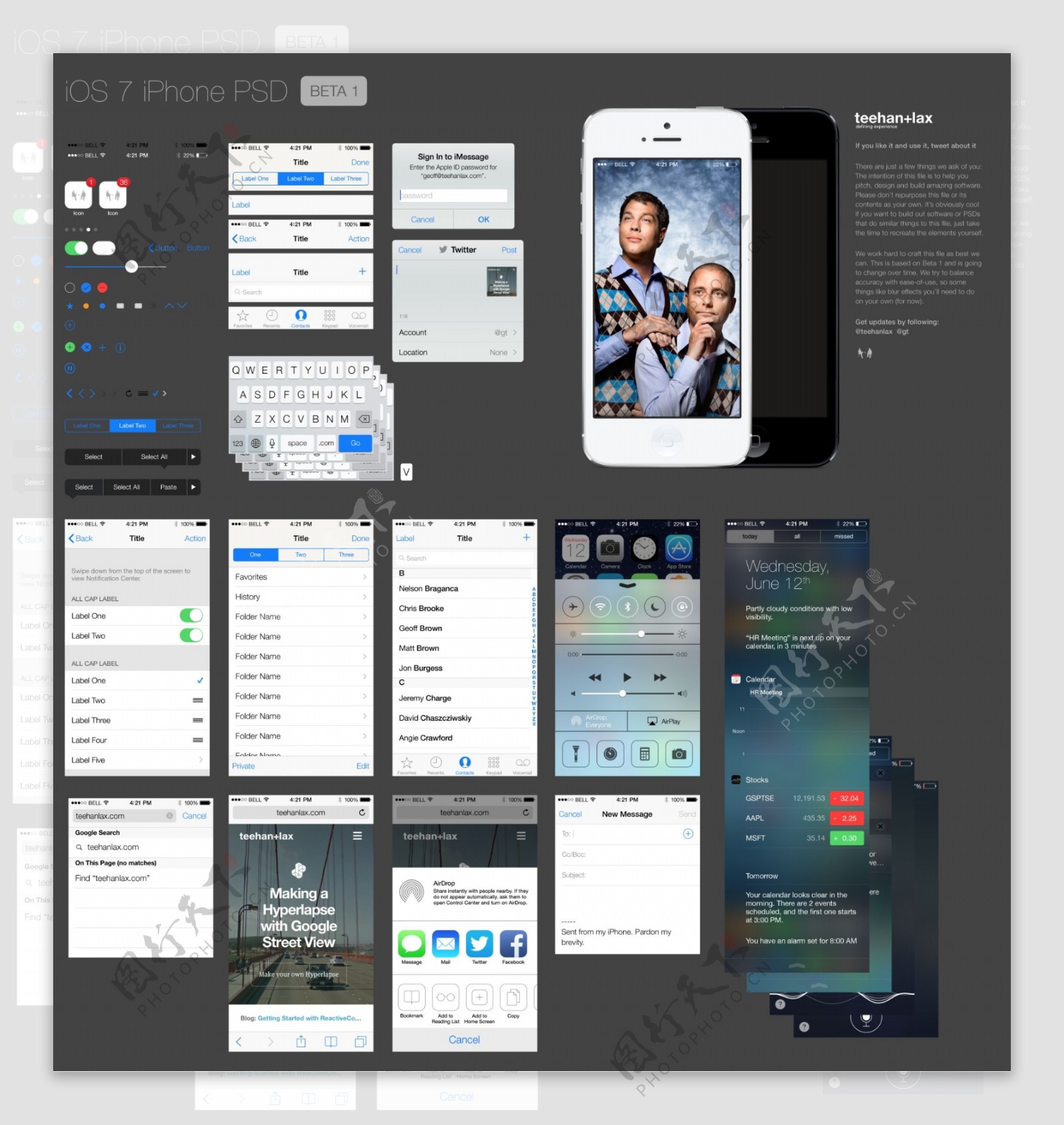 苹果iOS系统界面设计下载