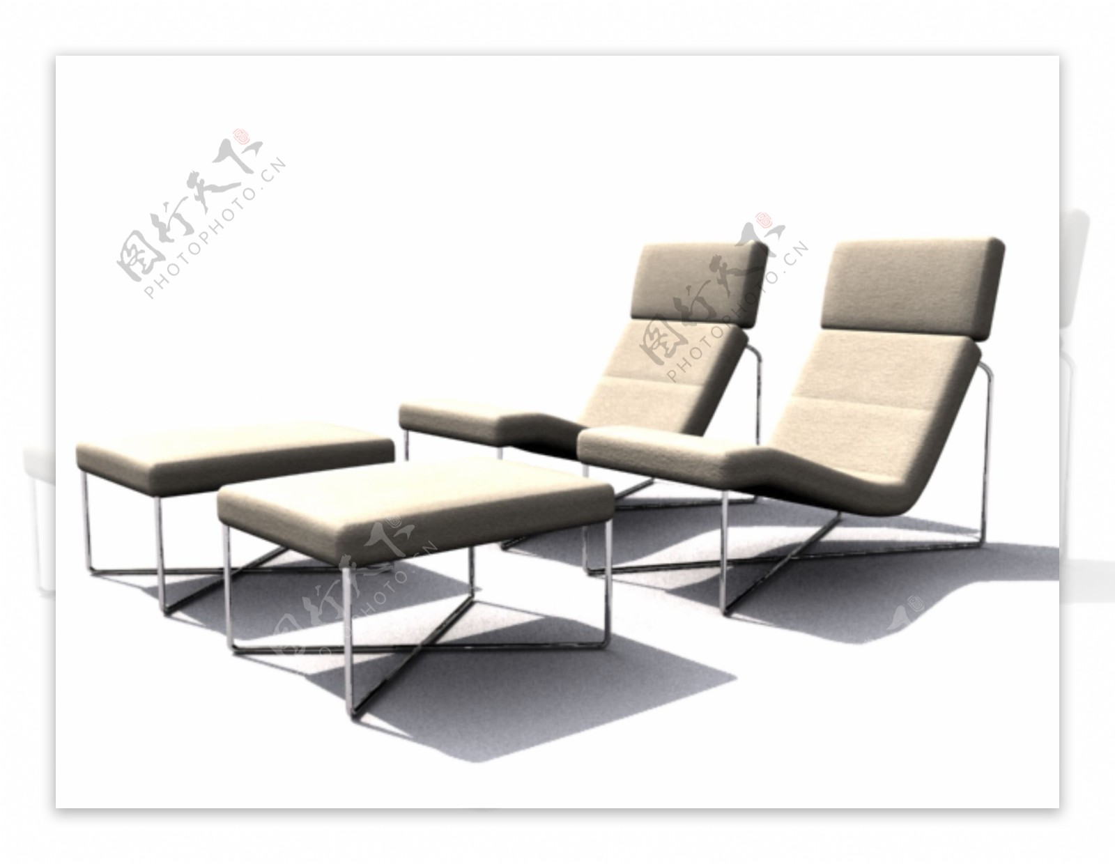 现代家具3DMAX模型之椅子090