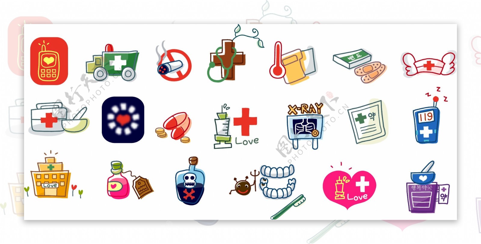 可爱小标志图案网站图标网站素材矢量素材矢量图片HanMaker韩国设计素材库