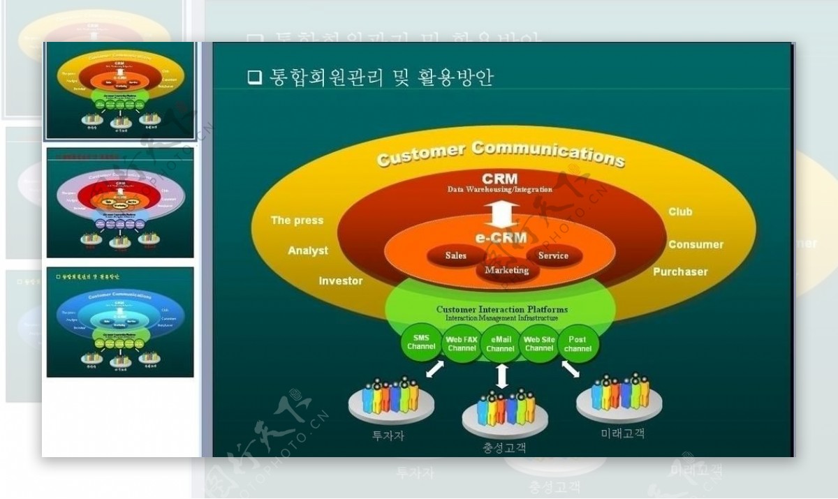 ppt统计模板图片