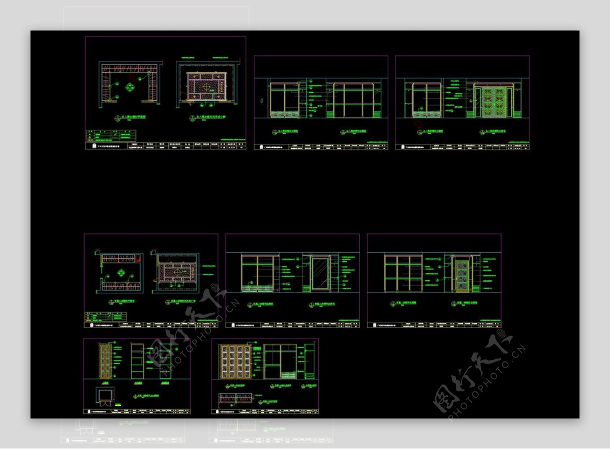 衣柜cad图纸
