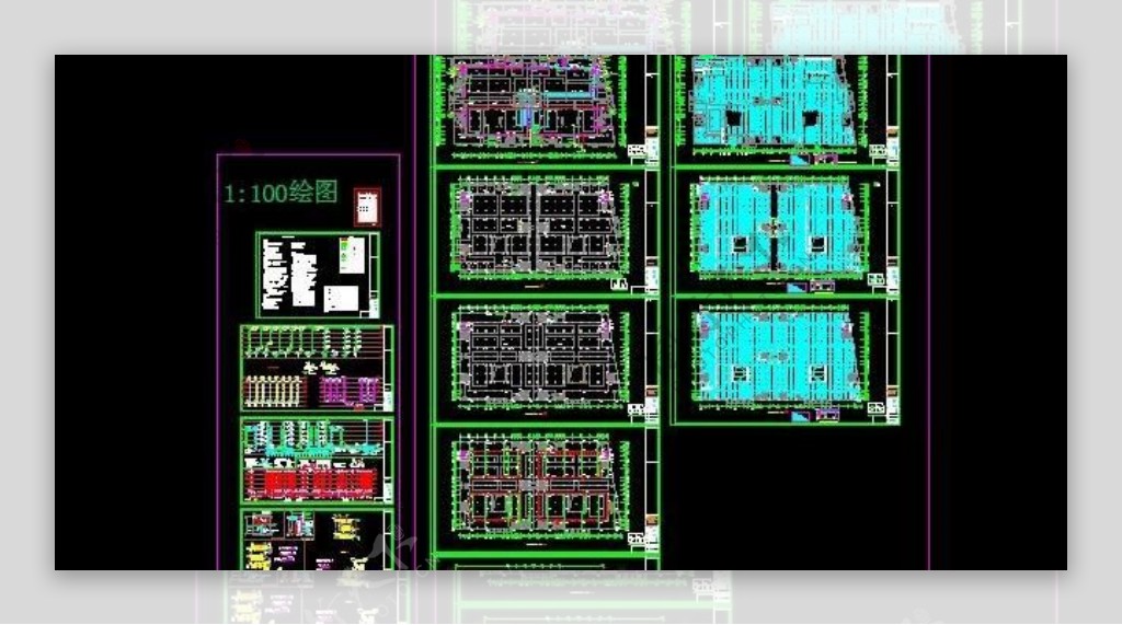 某五层住宅楼给排水施工设计图