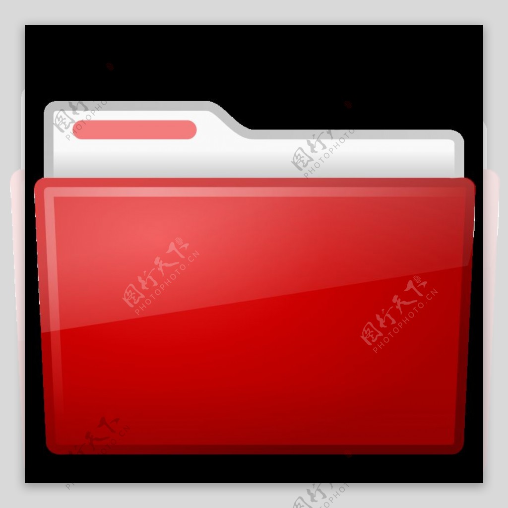 红色的Ubuntu文件夹