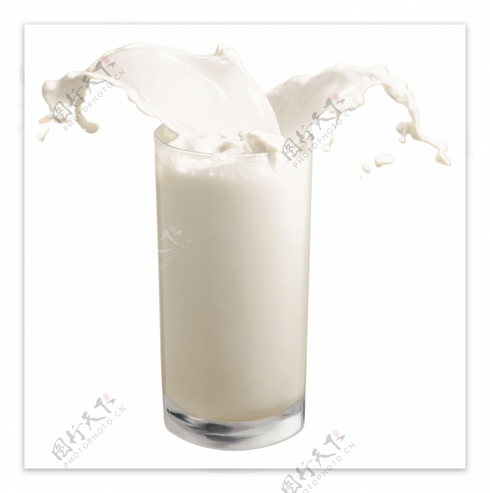 牛奶杯子图片
