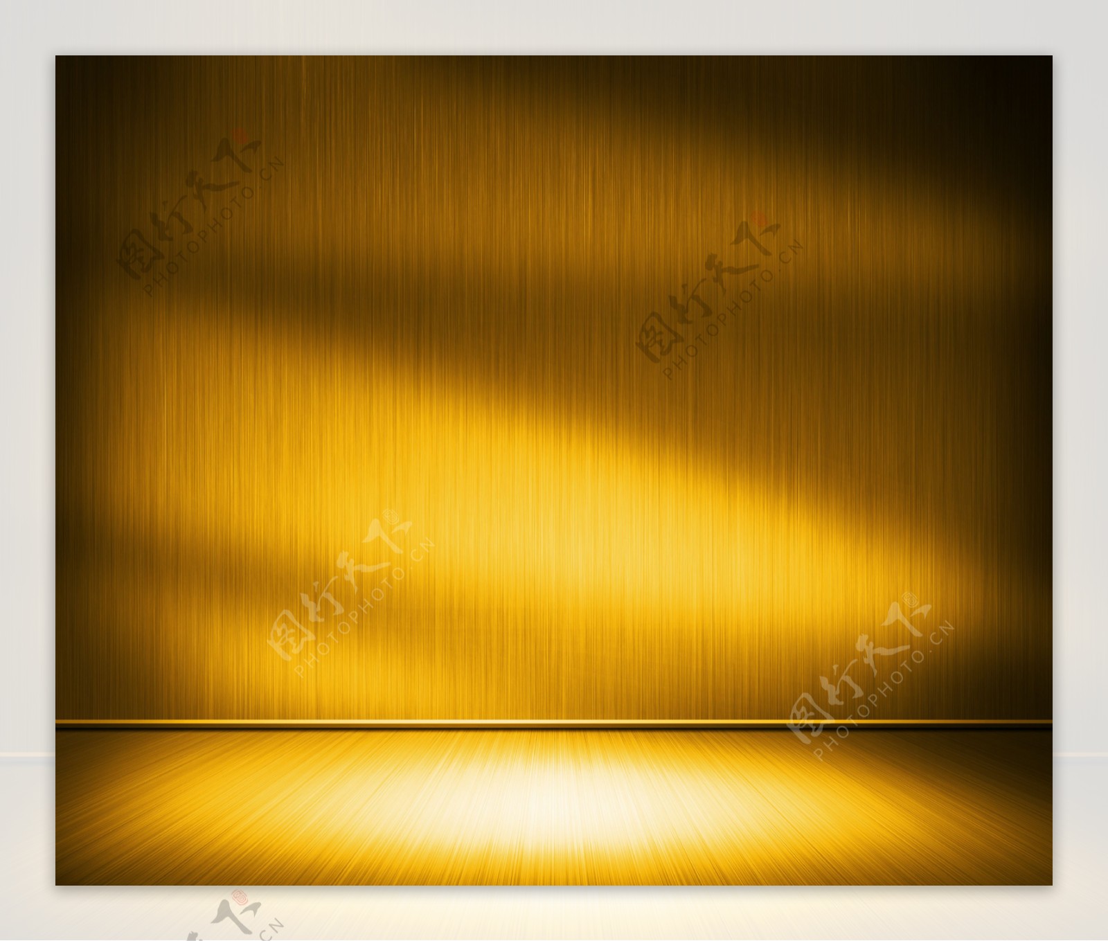 黄金金属室背景