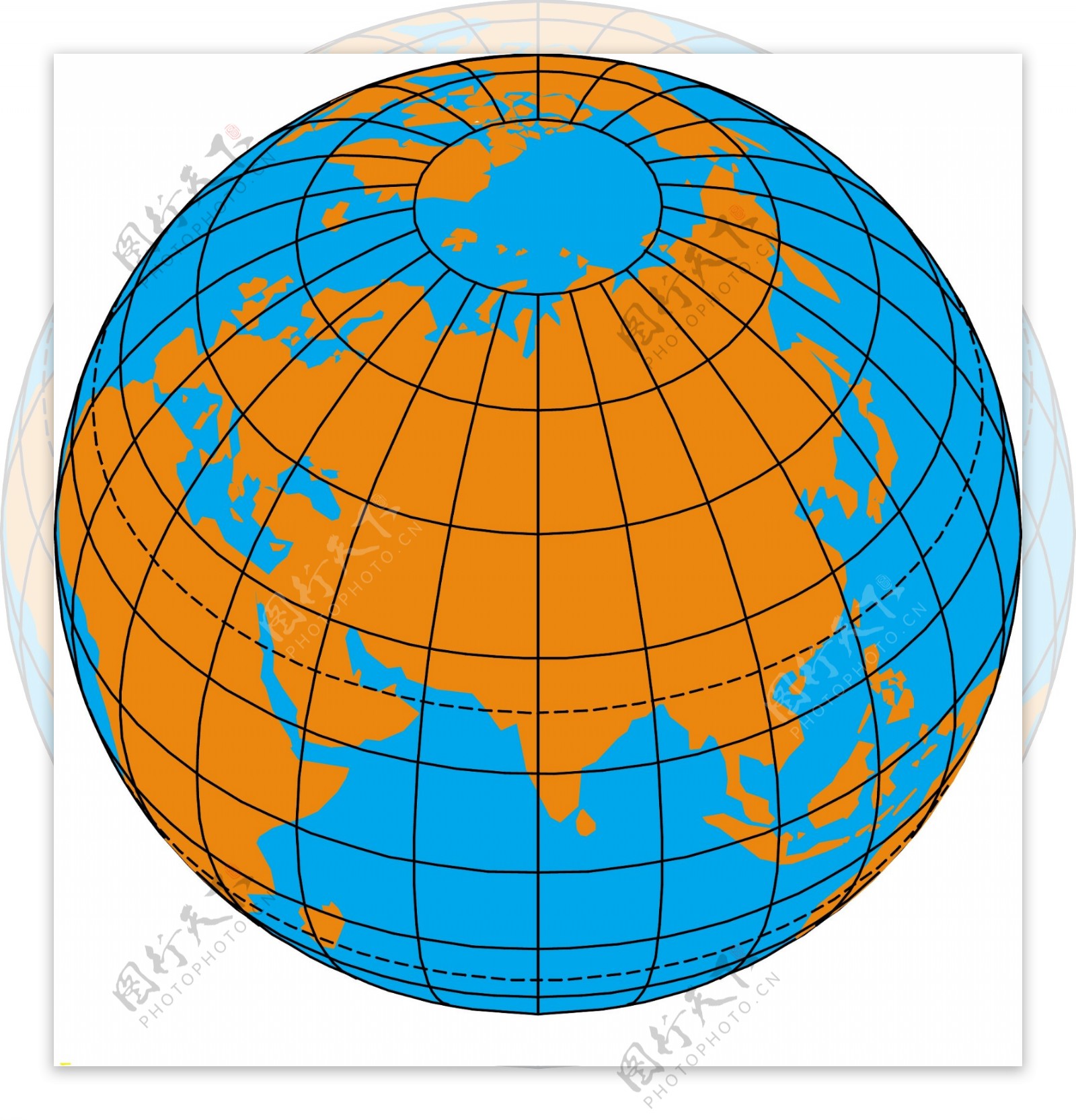 地球矢量图4