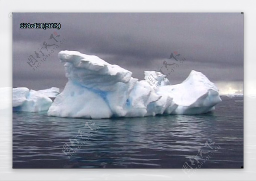 冰川融化过程实拍视频下载