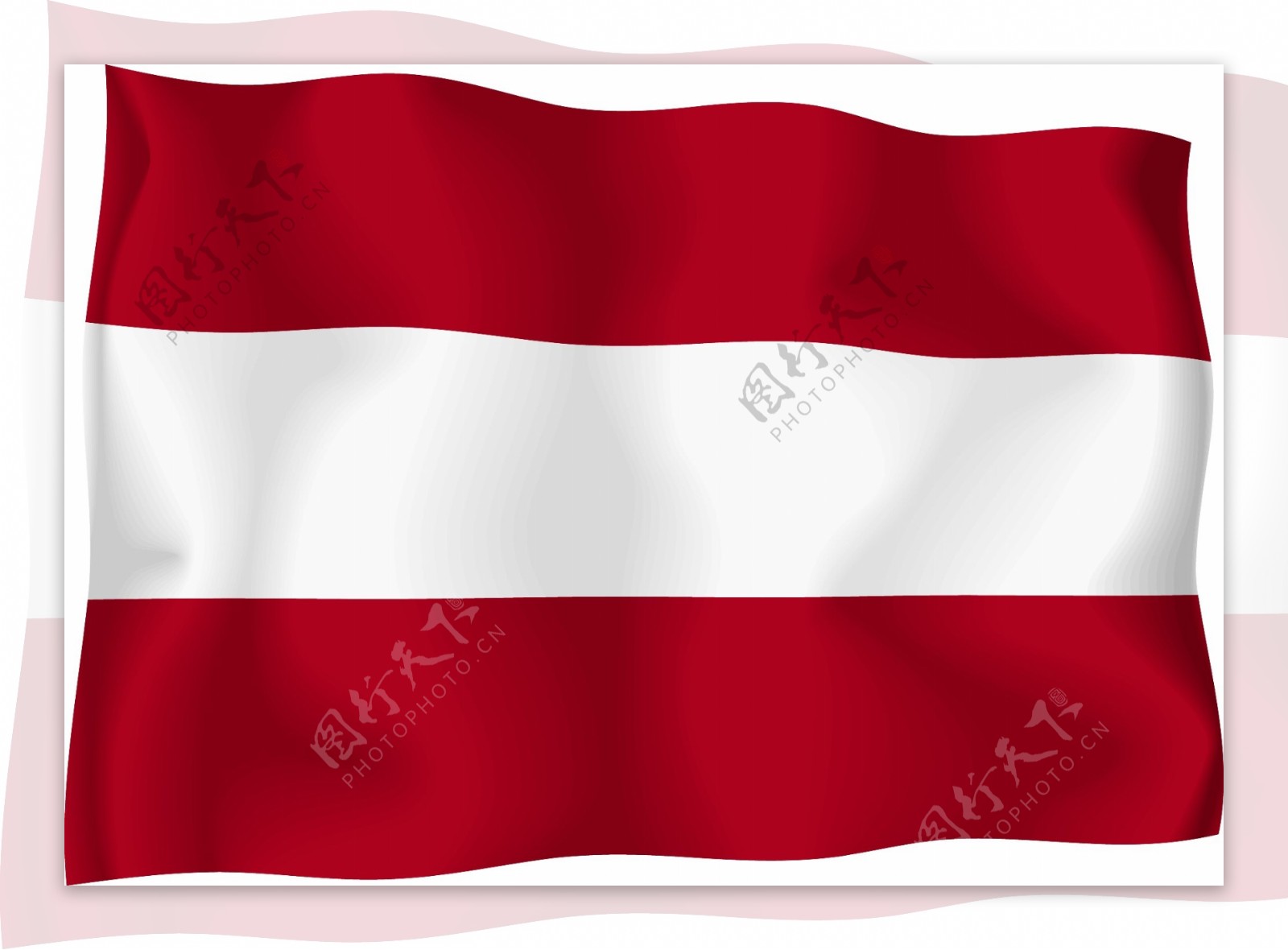 奥地利国旗矢量