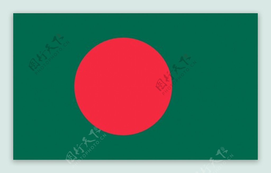 孟加拉国的剪贴画国旗