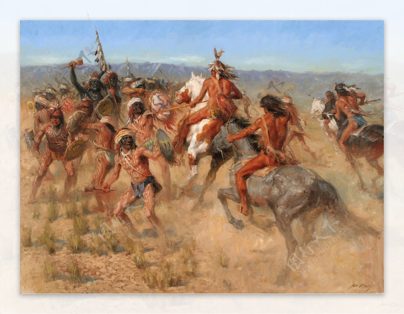 Western336高清西方现代人物油画国外油画人物油画作品