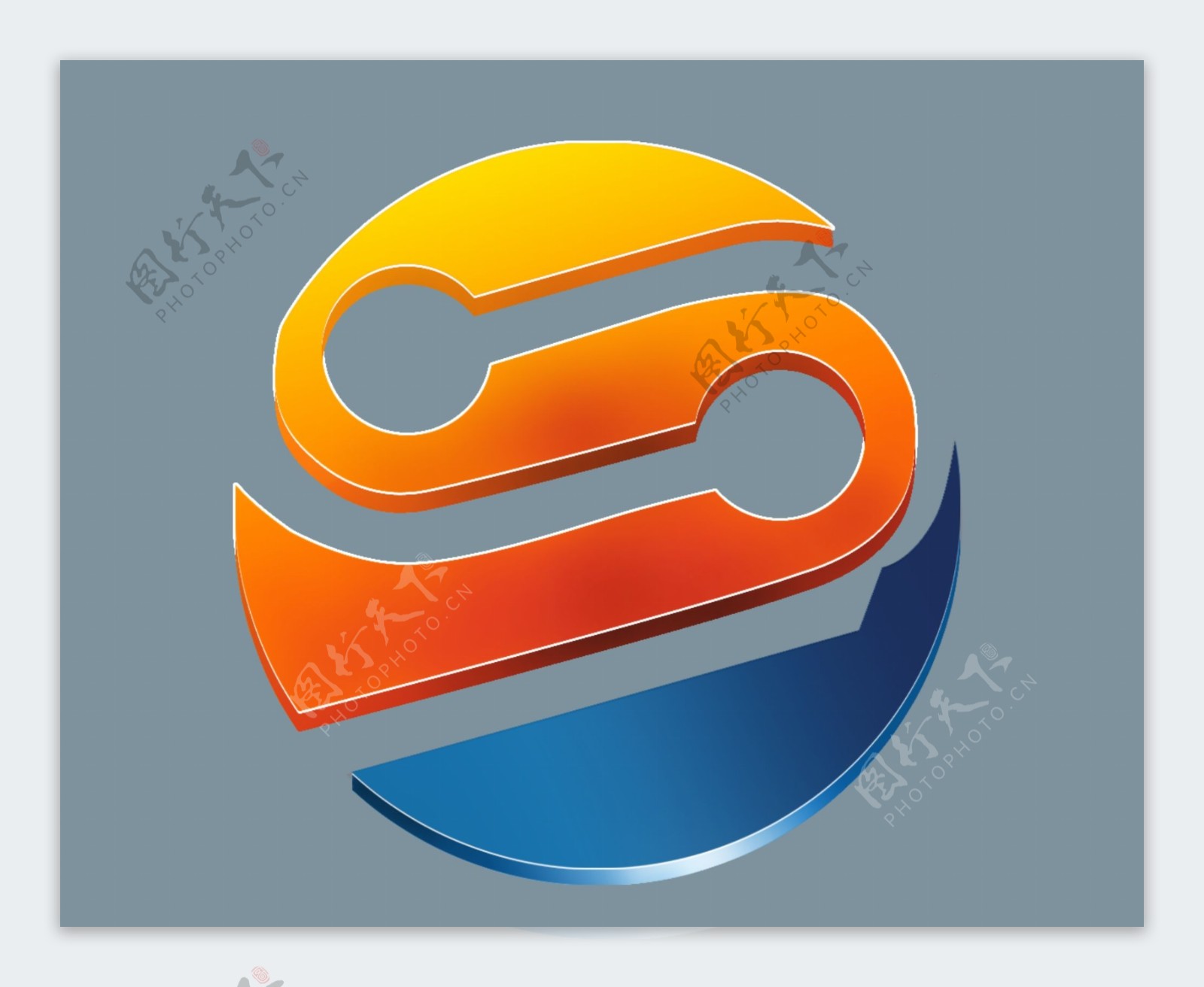 字母s变形logo图片