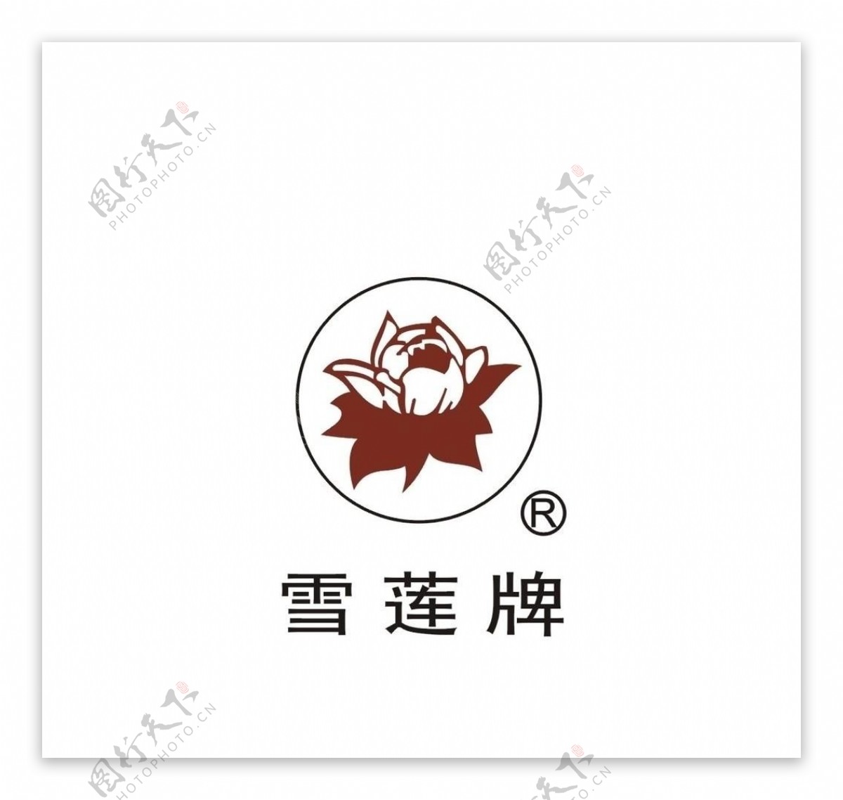 雪莲牌logo图片