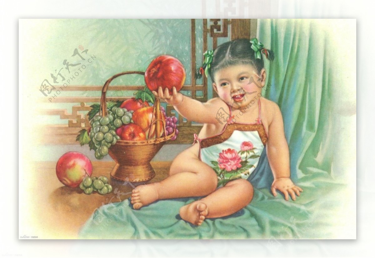 苹果大娃娃胖