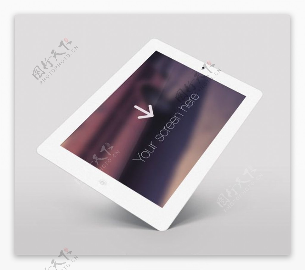 iPad2屏幕展示PSD素材