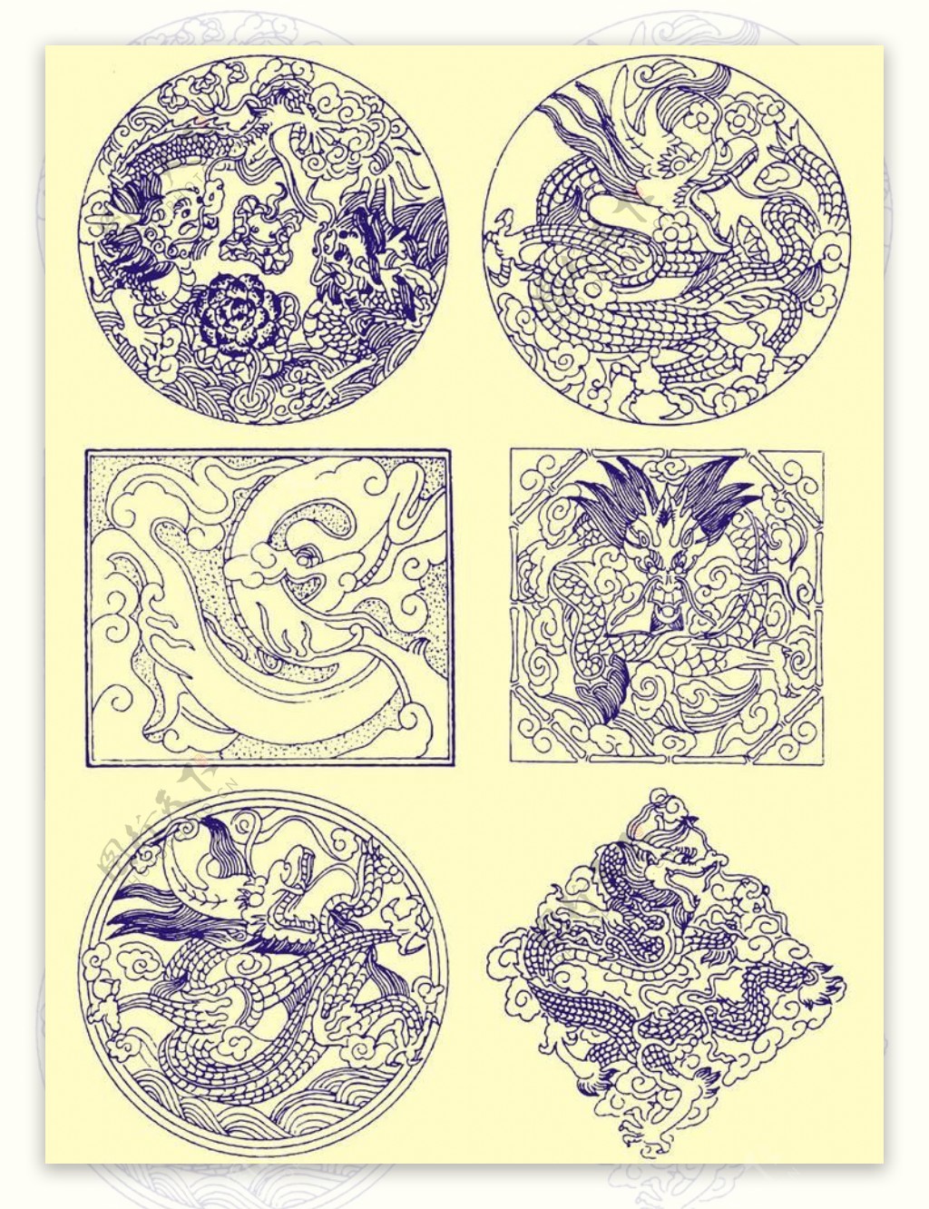 中式花纹图案