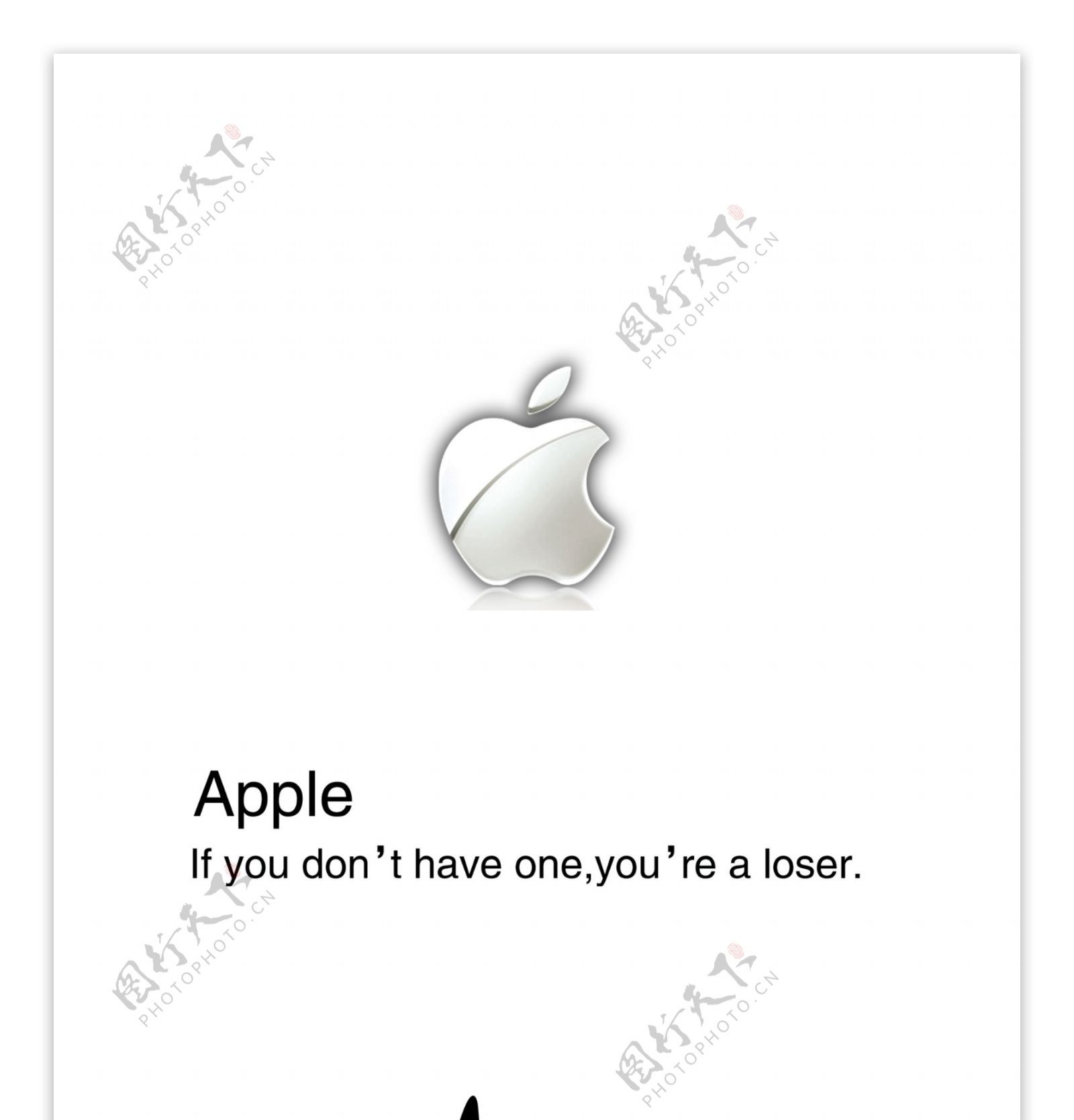 苹果灯箱设计图片
