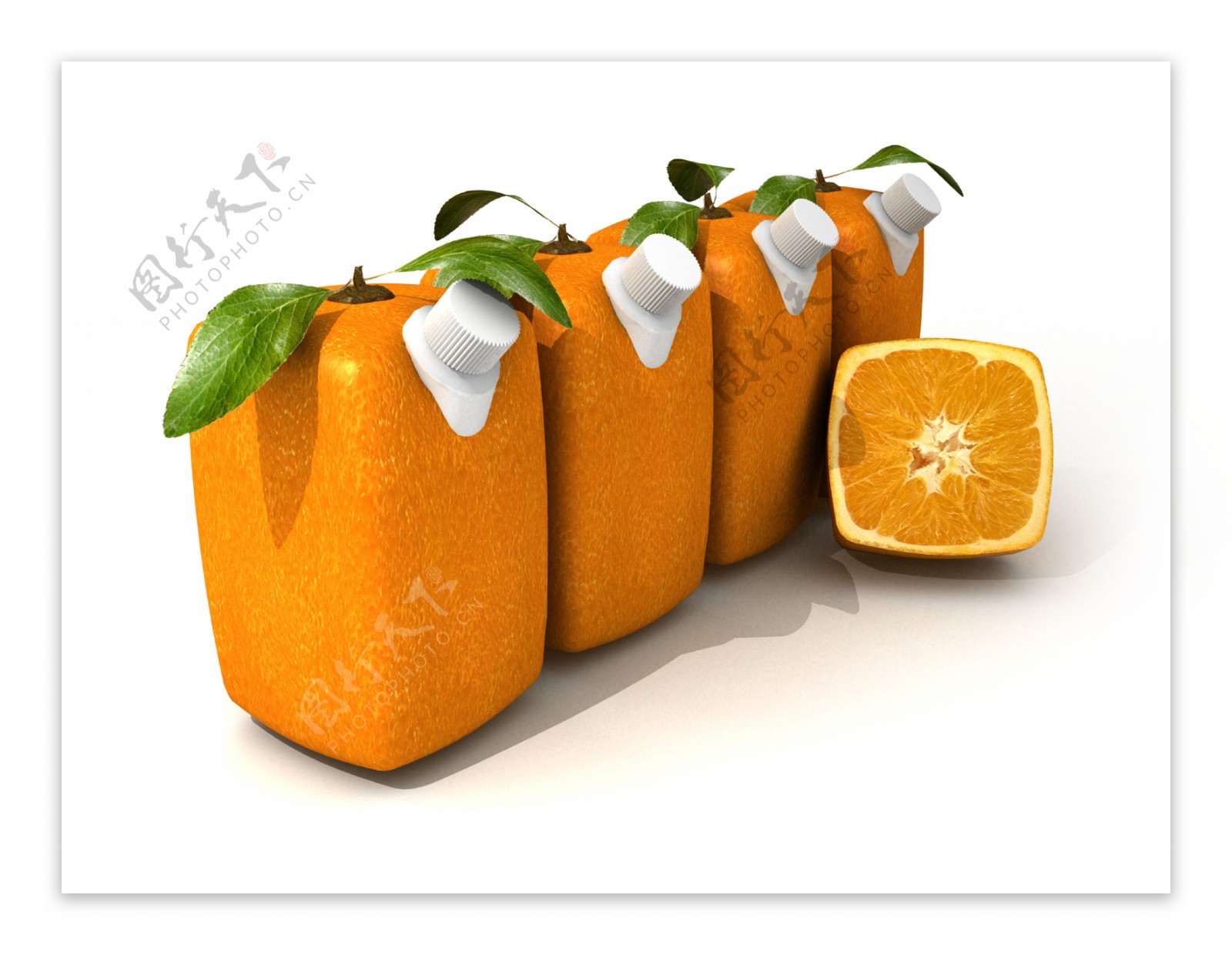 创意橙子高清图