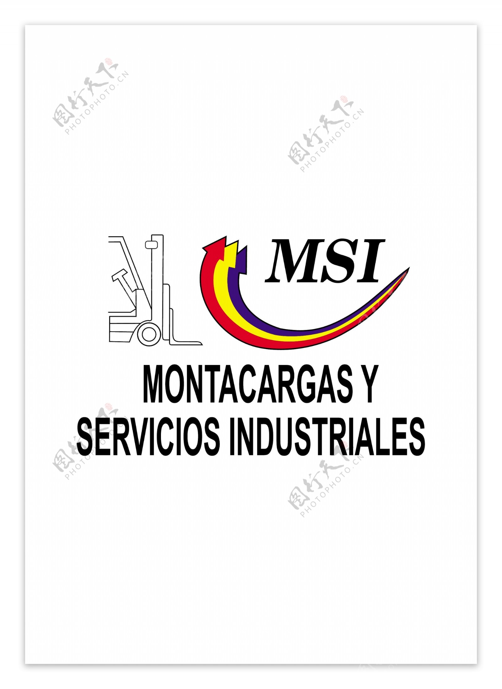 MsiMontacargasyserviciosindustrialeslogo设计欣赏MsiMontacargasyserviciosindustriales轻轨地铁标志下载标志