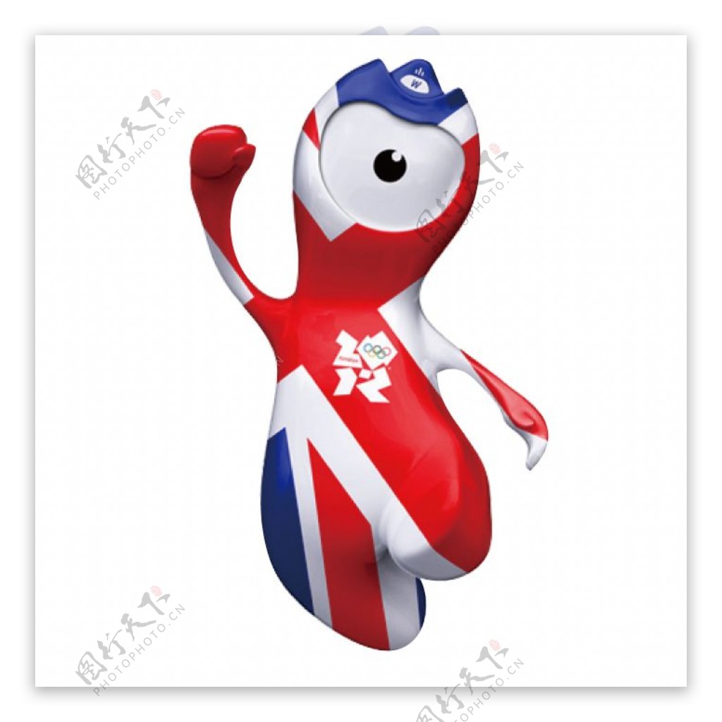 位图主题2012伦敦奥运会吉祥物文洛克免费素材