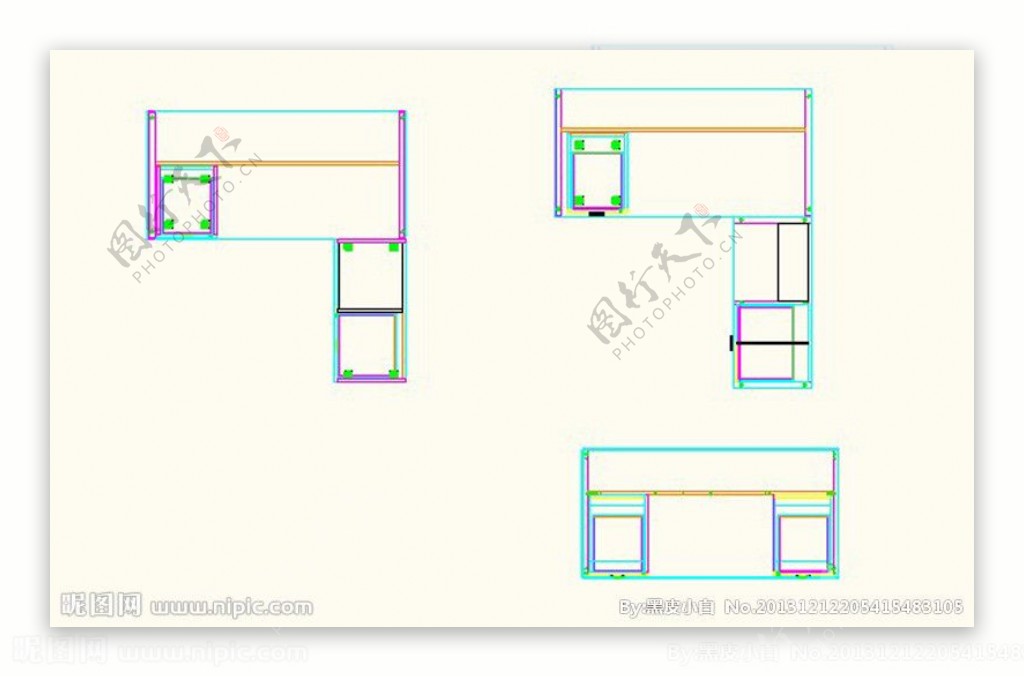 办公家具办公桌图片