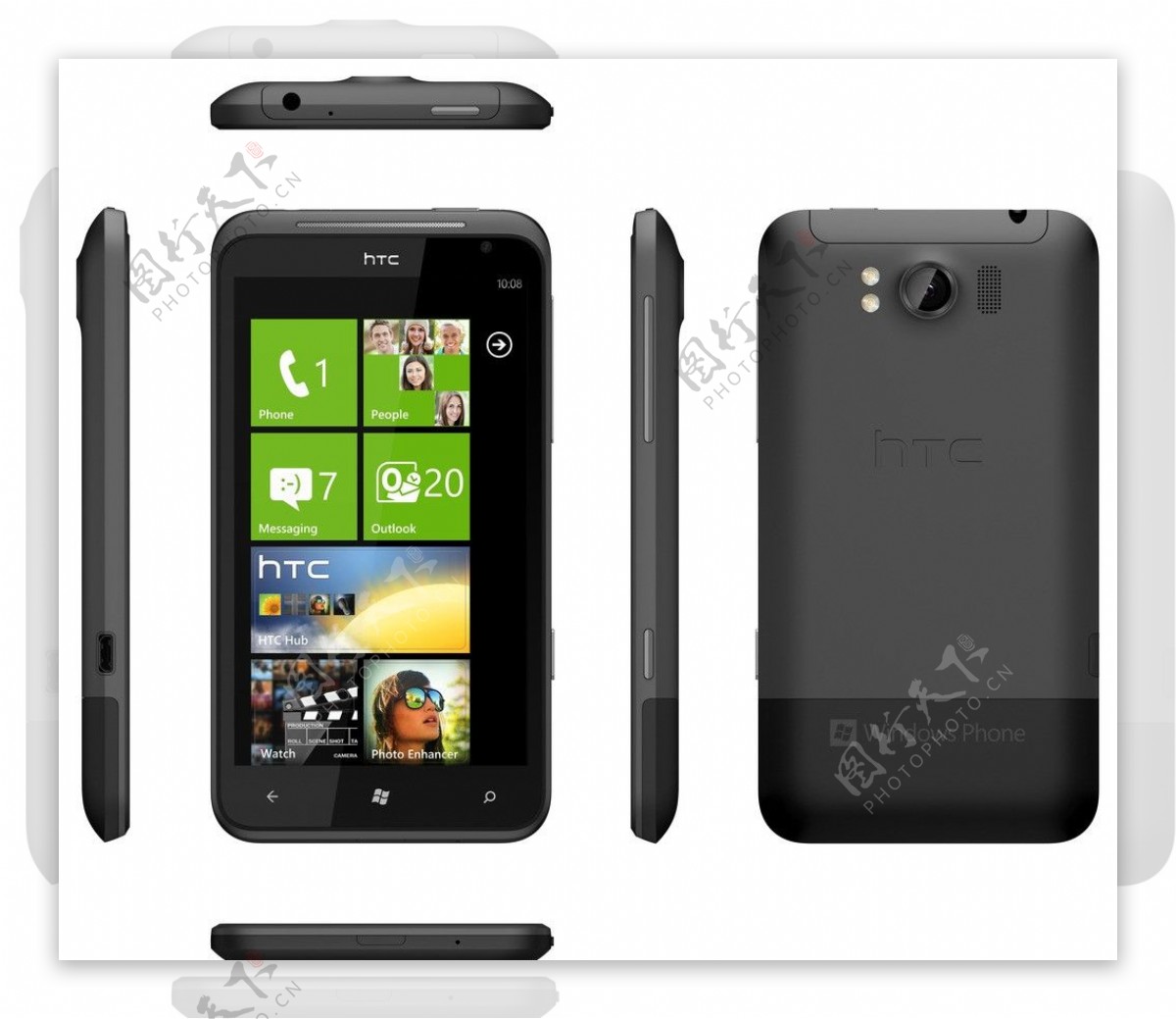 HTC手机六视图图片