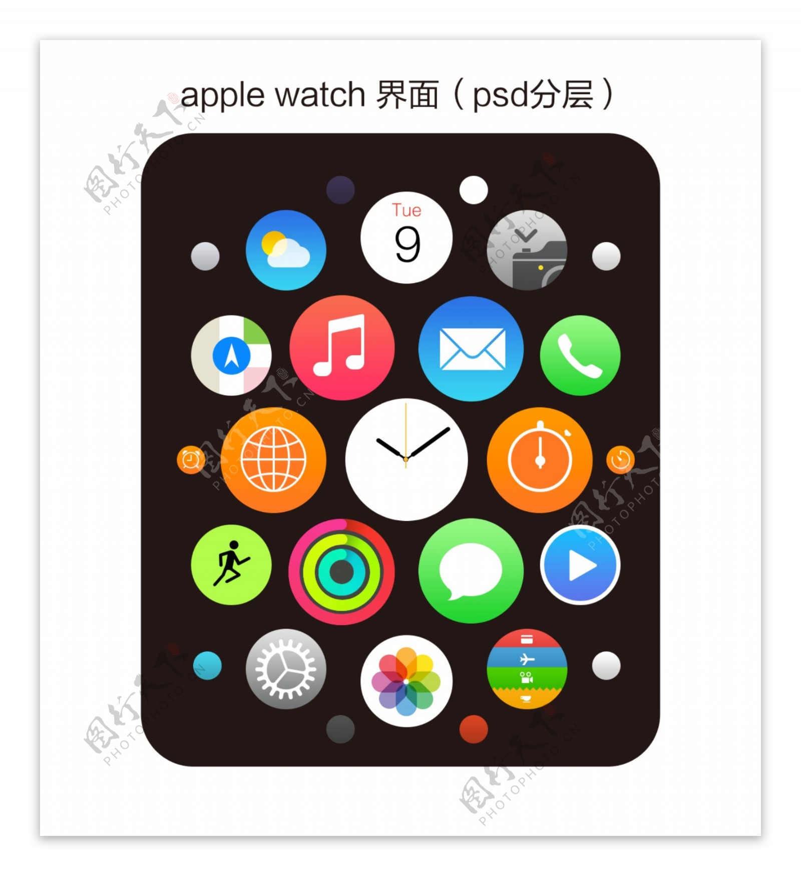 applewatch界面图片