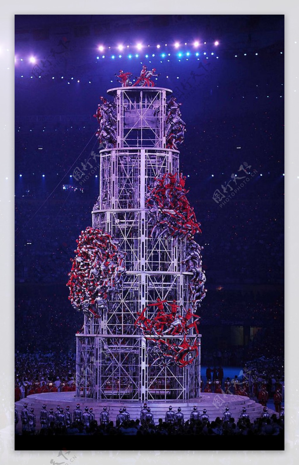 北京奥运会闭幕式记忆塔生命之花图片