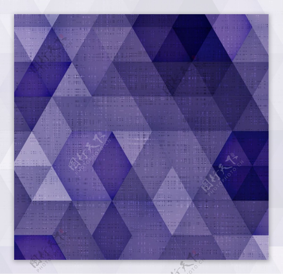 紫色三角格纹背景矢量素材图片