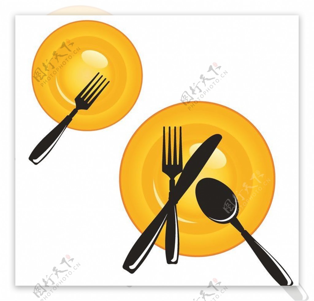 西餐餐具刀叉勺子图片