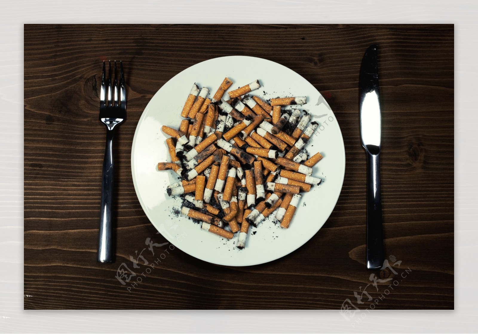 香烟另类广告图片