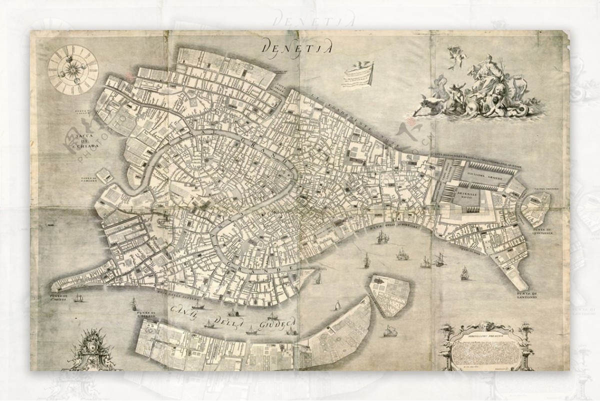 威尼斯城市规划图图片