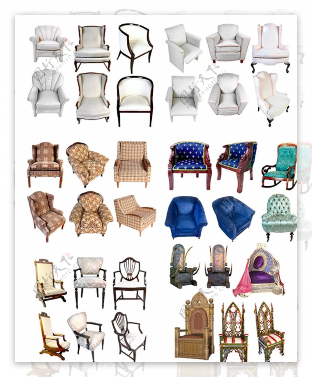 椅子素材图片