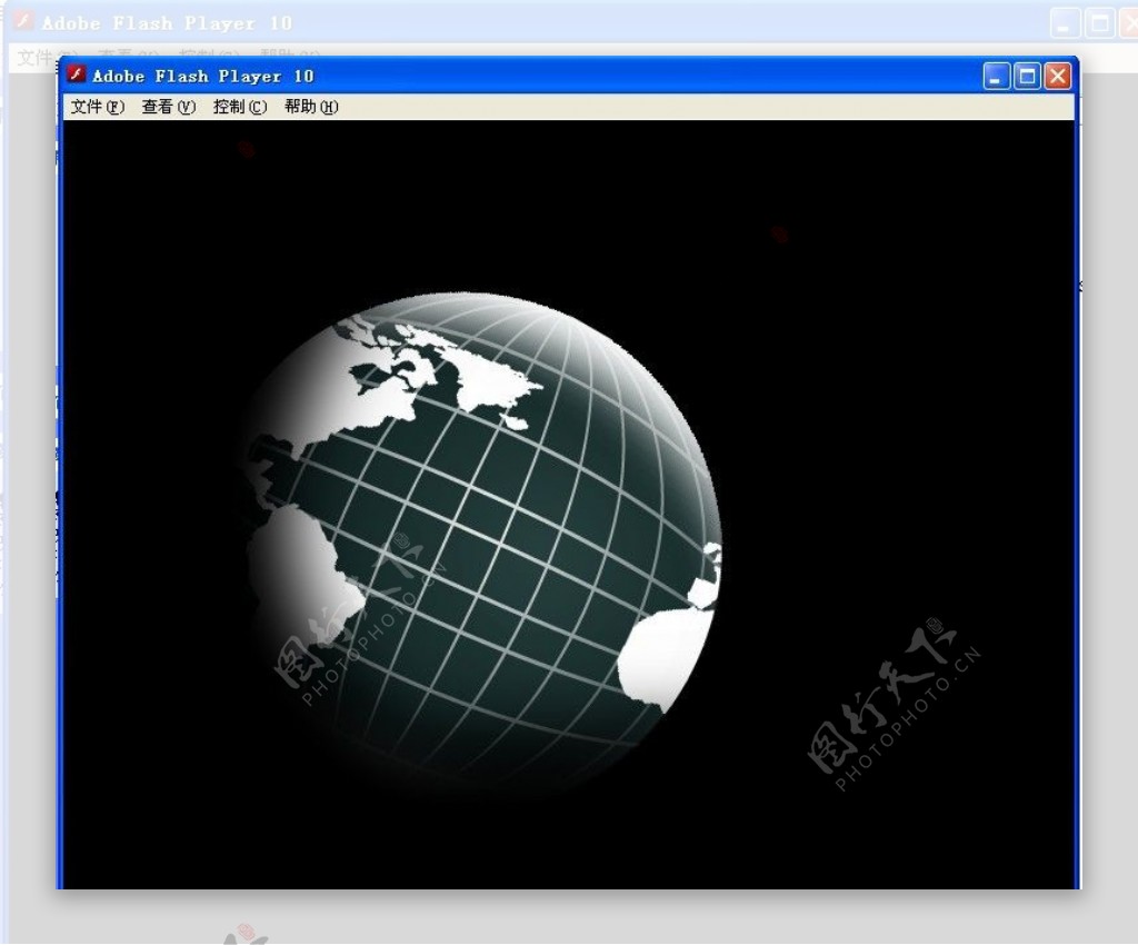 旋转地球flash素材