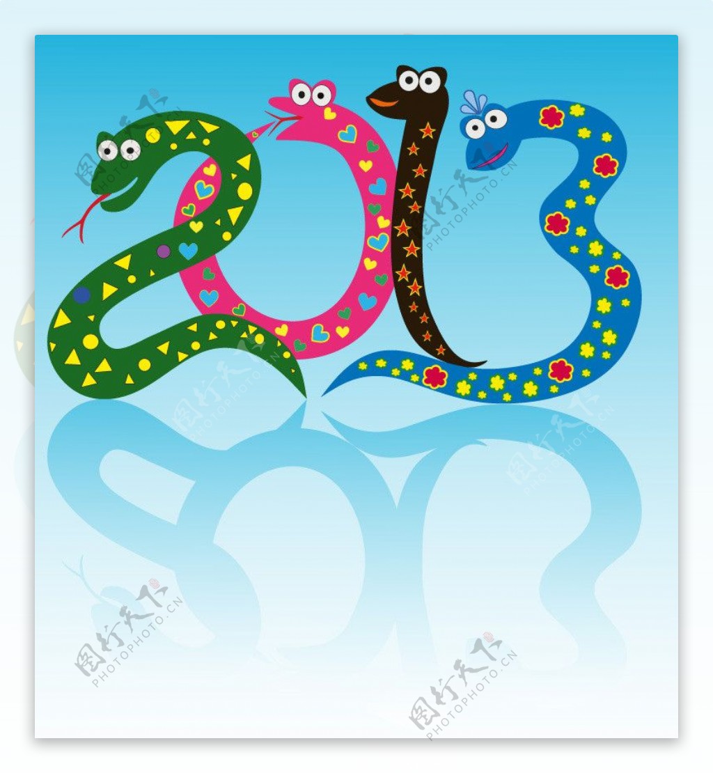 2013蛇年设计图片