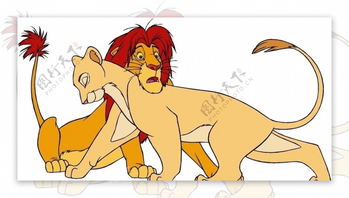 卡通动漫人物狮子王穆法沙母狮图片