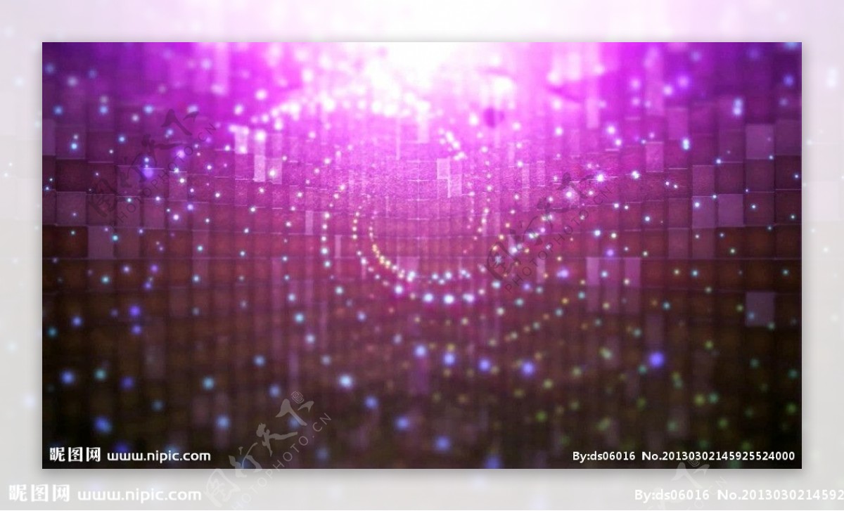 Led极品视频素材紫色粒子