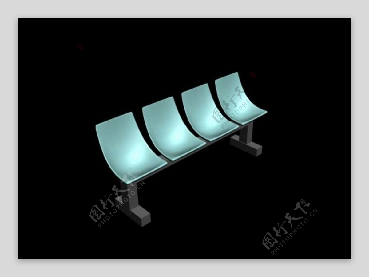 3D凳子模型源文件图片